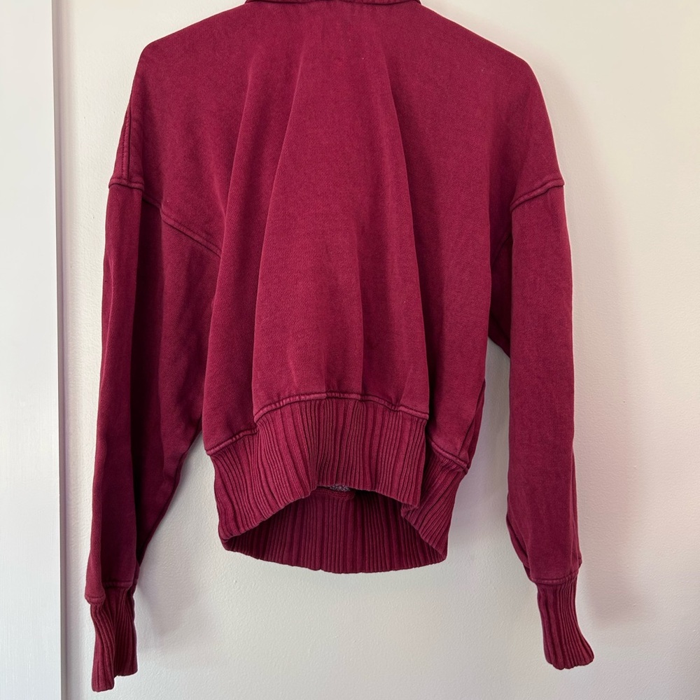 Aerie Textured Red Sweater